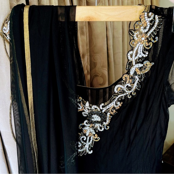 Heavy work Elegant Net Kurta set for Women - Picture 3 of 17